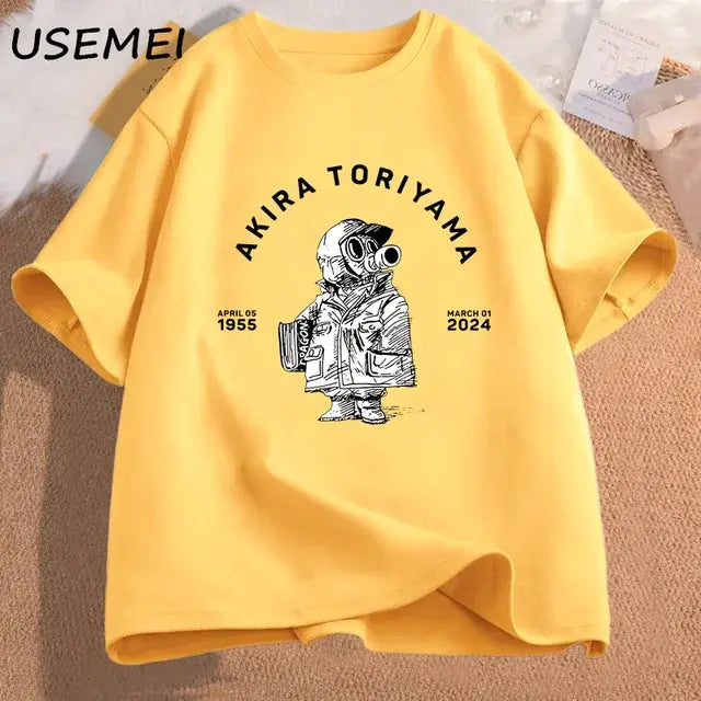 Akira Toriyama-camisetas informales de algodón unisex