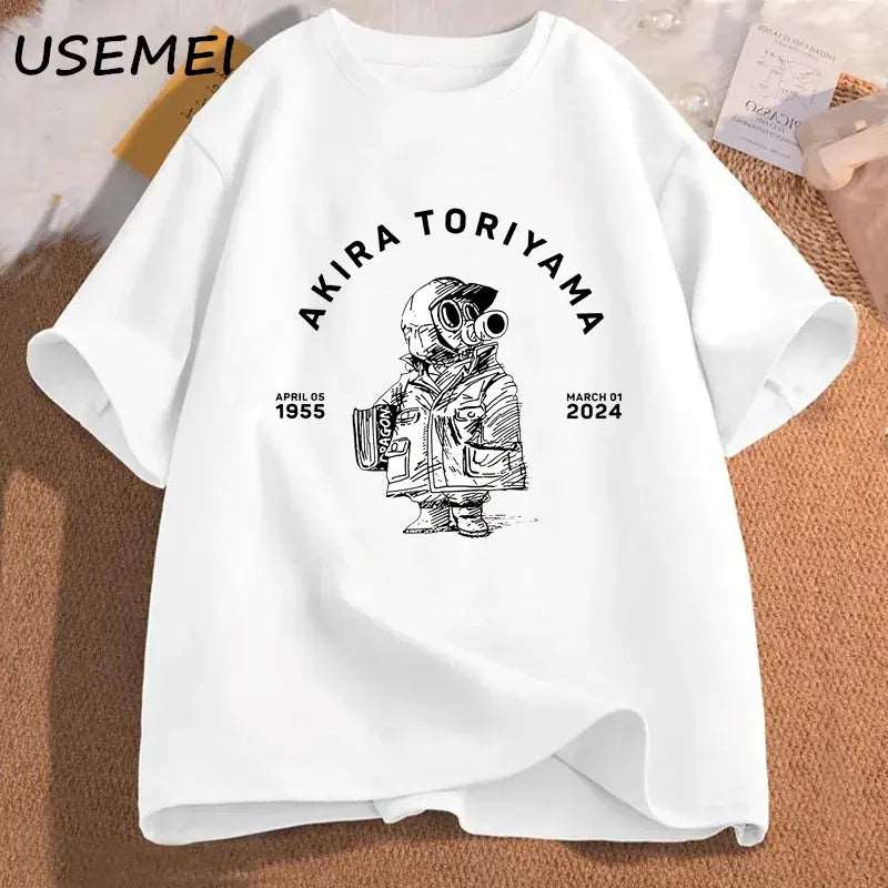 Akira Toriyama-camisetas informales de algodón unisex