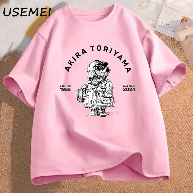 Akira Toriyama-camisetas informales de algodón unisex