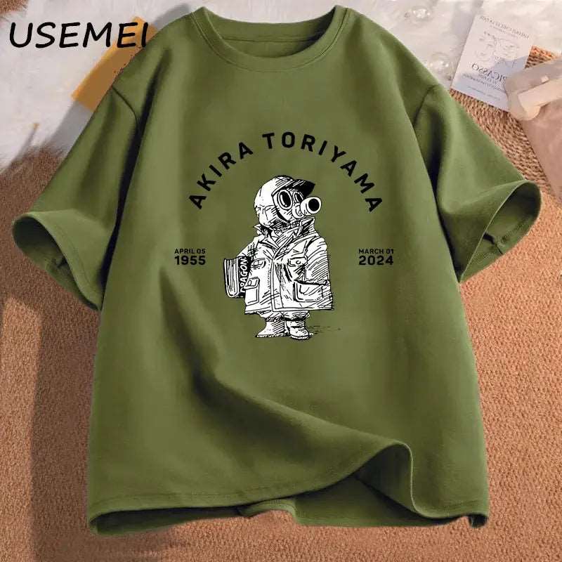 Akira Toriyama-camisetas informales de algodón unisex