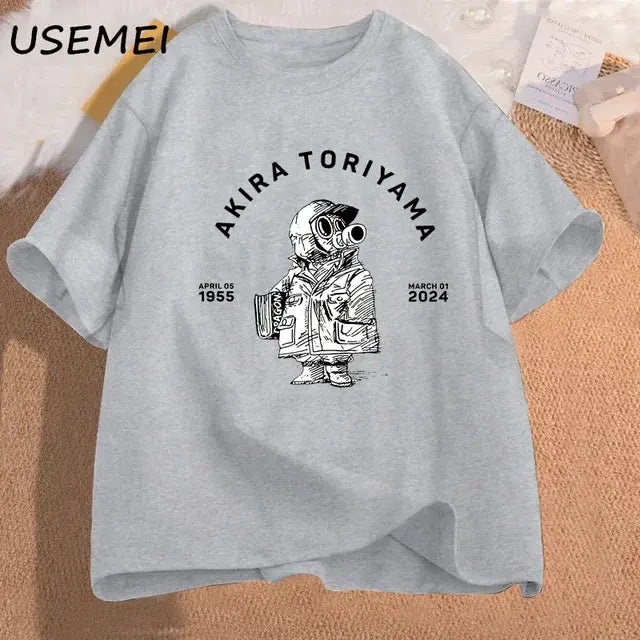 Akira Toriyama-camisetas informales de algodón unisex