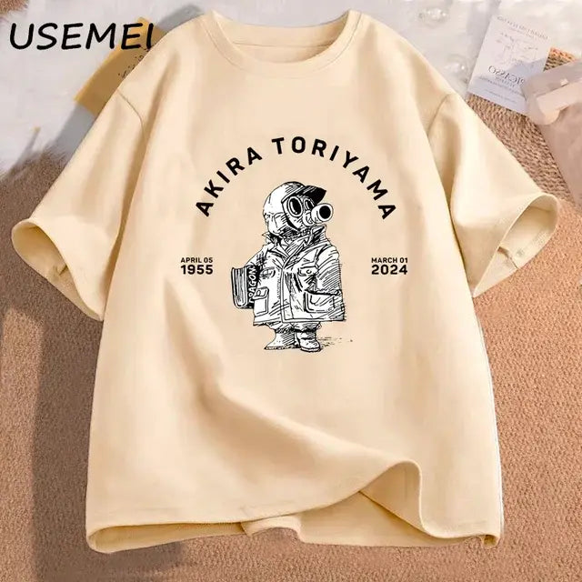 Akira Toriyama-camisetas informales de algodón unisex