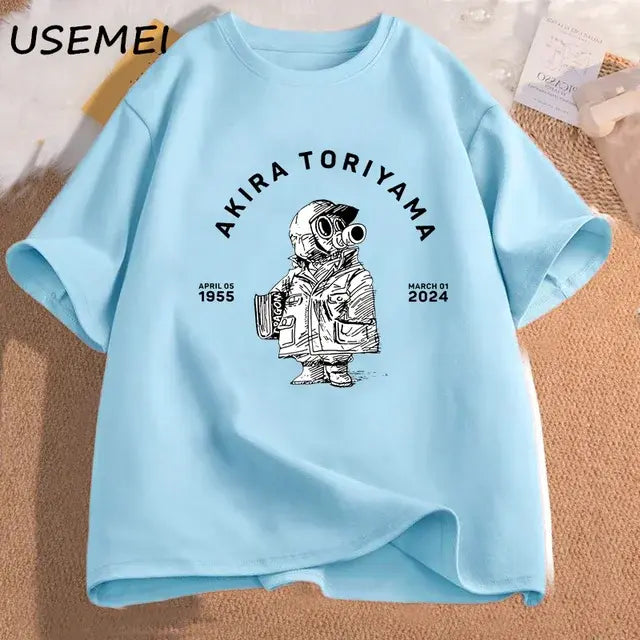 Akira Toriyama-camisetas informales de algodón unisex