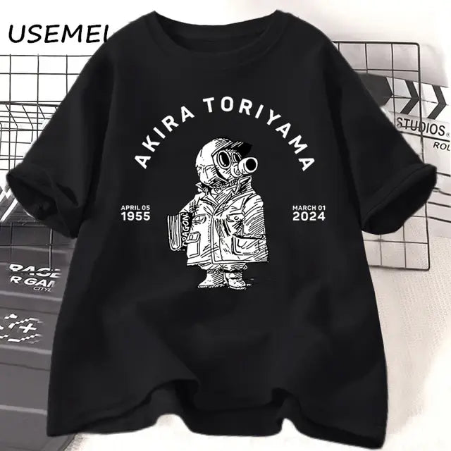 Akira Toriyama-camisetas informales de algodón unisex